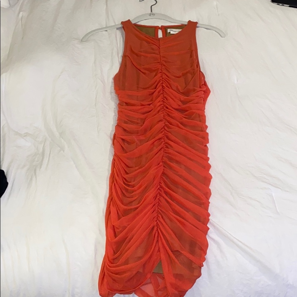 Lovers + Friends Lumi Mini Dress in coral